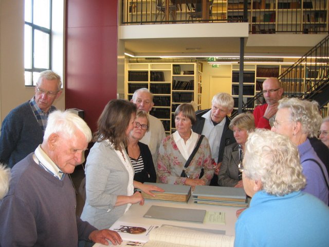 Bezoek Genealogiecursus aan ECAL 30 oktober 2013